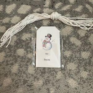 Festive Snowman Gift Tag